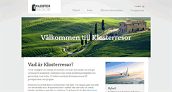 Desktop Screenshot of klosterresor.se